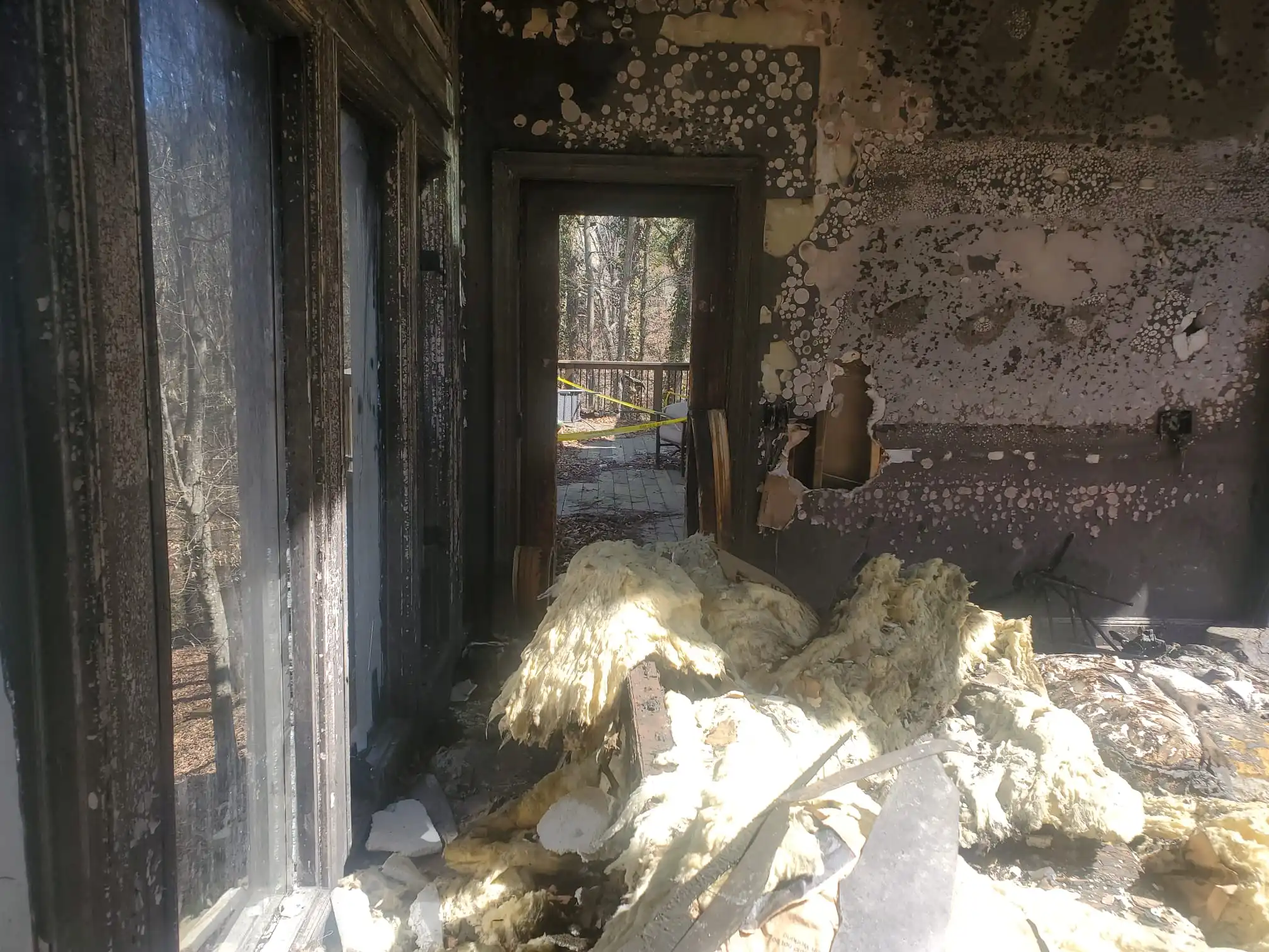 fire damaged house in New Hampshire fire damaged house in New Hampshire