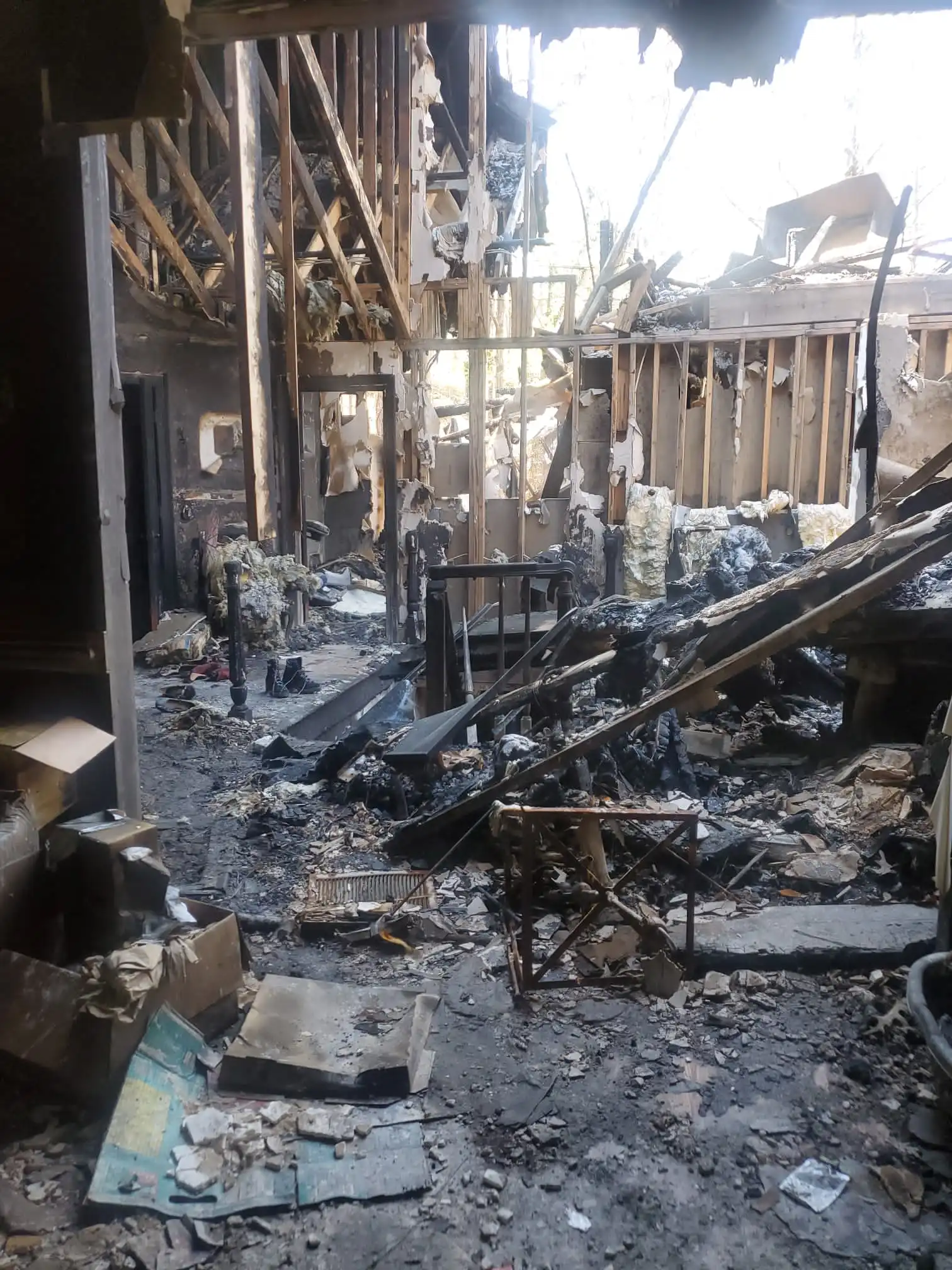 fire damaged house in New Hampshire fire damaged house in New Hampshire